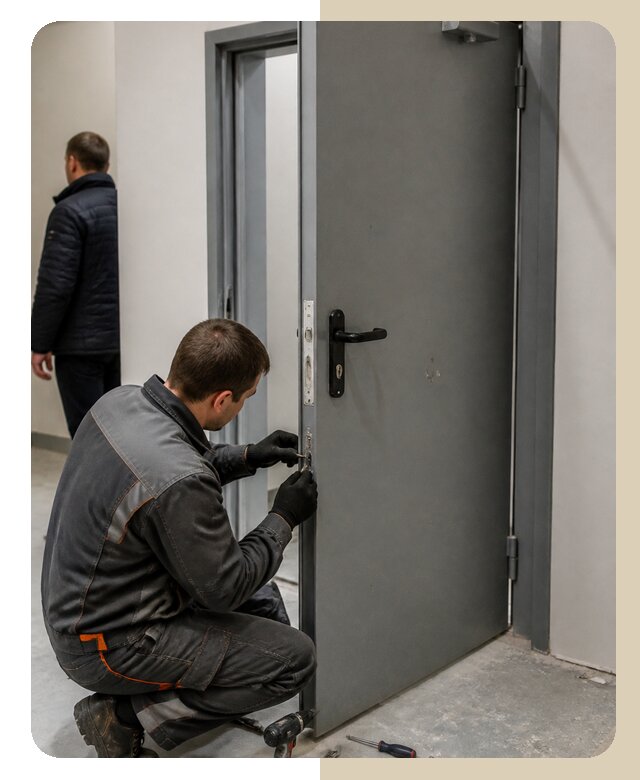 Ремонт противопожарной двери в Сарапуле по цене 6711 р. | ДвериЛегко-Срл