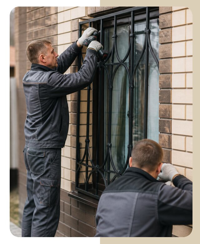 Установка решеток в дом в Сарапуле по цене от 3613 р. | ДвериЛегко-Срл